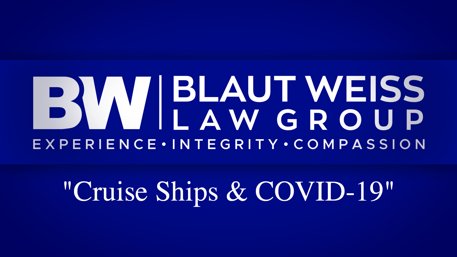 Video: Cruise Ships & COVID-19